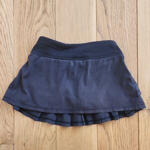 Ivivva Black Skirt with Zipper